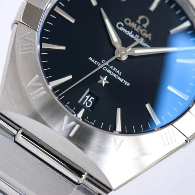 top-tiersuper cloneOmegaOR factory OEM new product 39mm Constellation series stainless steel watch front view