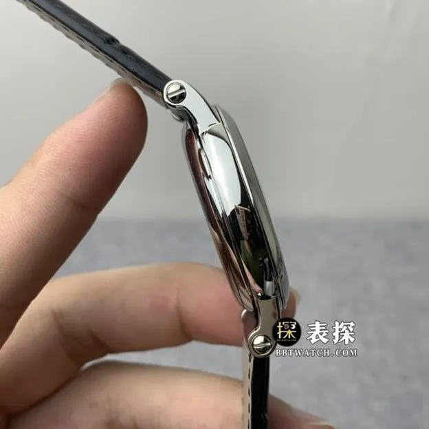 ZF FactoryPatek Philippe classical watch top-tier 1:1high-quality watch men's silver white dialleather strap model pictures and prices caseback live photo