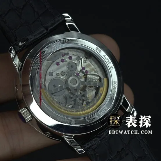TW factory Vacheron Constantin historical masterpiece top-tier watch men's white dialleather strap model pictures and prices side live photo
