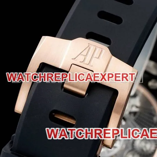 Audemars Piguettop-tier watch RM factory Royal Oak offshore floating tourbillon mechanical black rubber caseback live photo