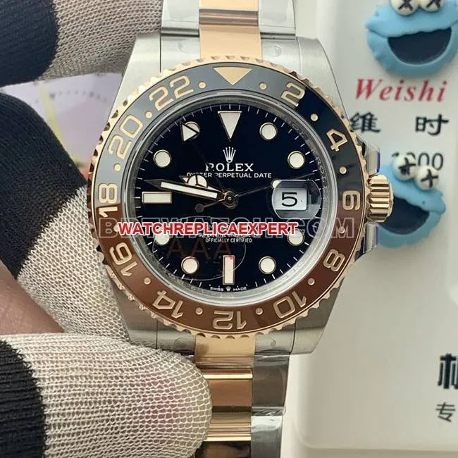 Watch GMT-MasterVS FactoryRolex Sarsaparilla Ring 3285 Mechanical braceletlive photos