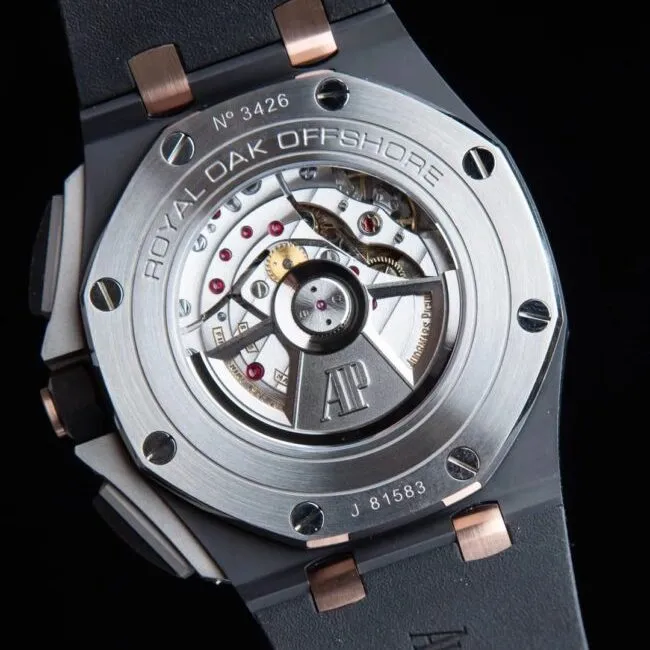 The high-quality APFblack dial Audemars PiguetRoyal Oak gray dial offshore 26400 watch from a major manufacturer is the ultimate watch to eliminate false front views at a glance.