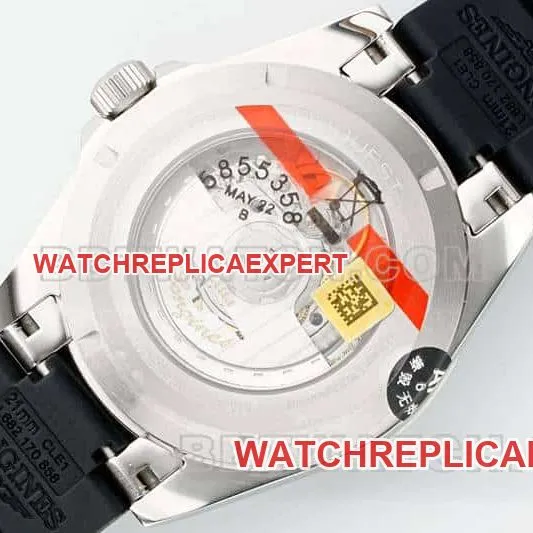 AF FactoryLongines Concas 1:1top-tier replicablack dial rubber model L3.830.4.52.9front live photo