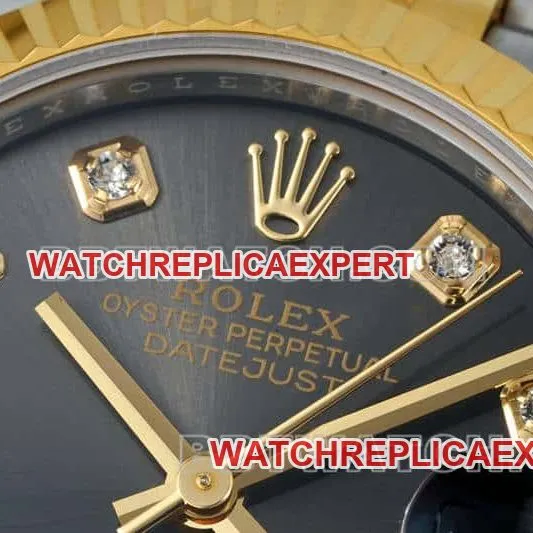 ARF FactoryRolex log super cloneblack dial31mm gold five-lattice chain link 278273front live photo