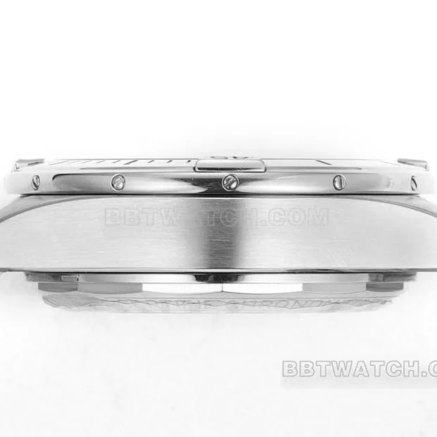 BLS factory Breitling mechanical chronographsuper cloneblue dialsteel bracelet model AB0134101C1A1front live photo