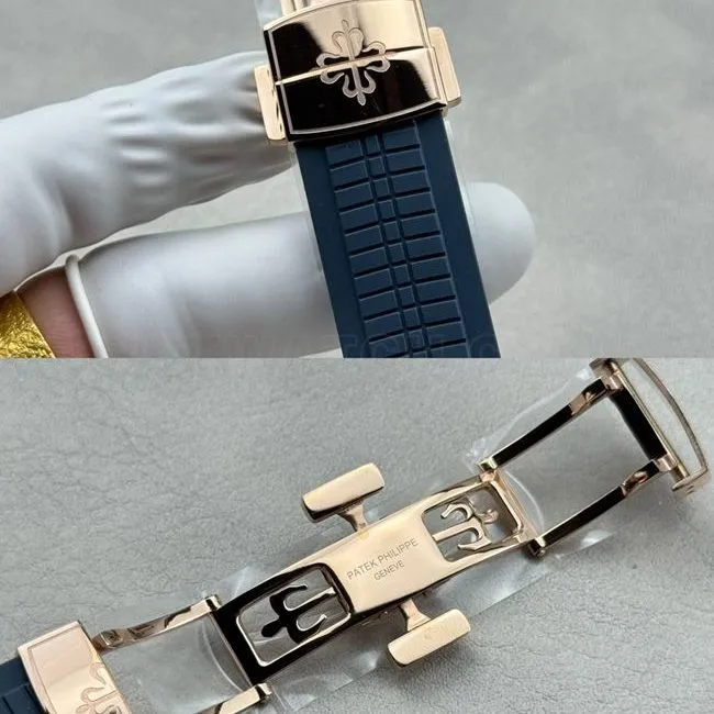 PPM factory top-tier watch Patek PhilippeAquanautblue dial5261front live photo