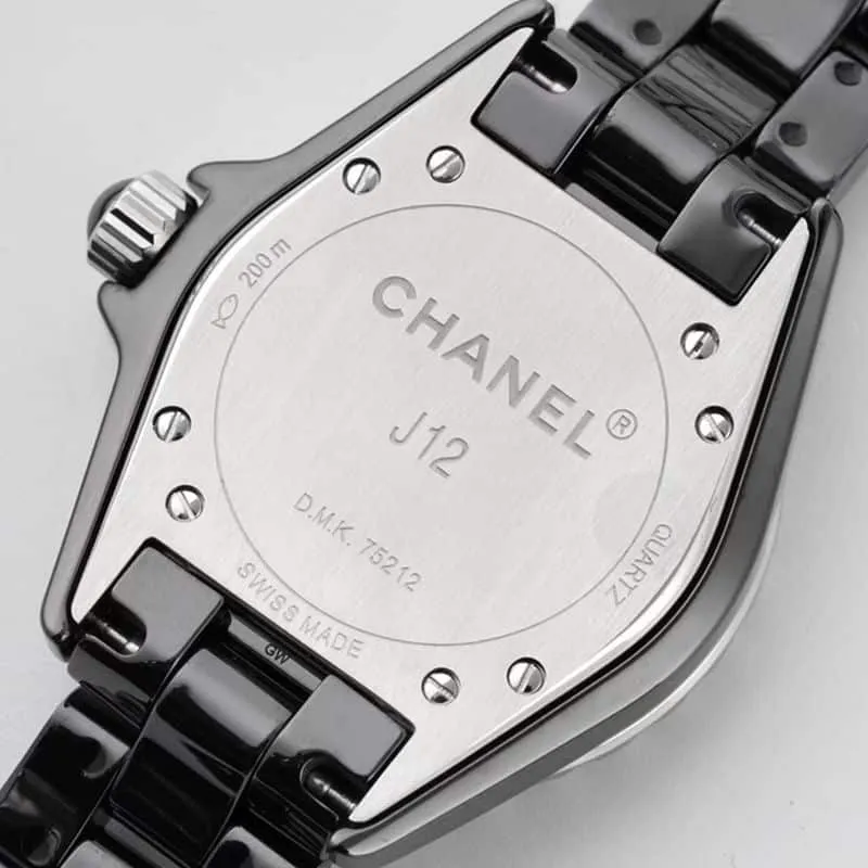 Chaneltop-tierhigh-quality watch J12 series ladies quartz watch front view