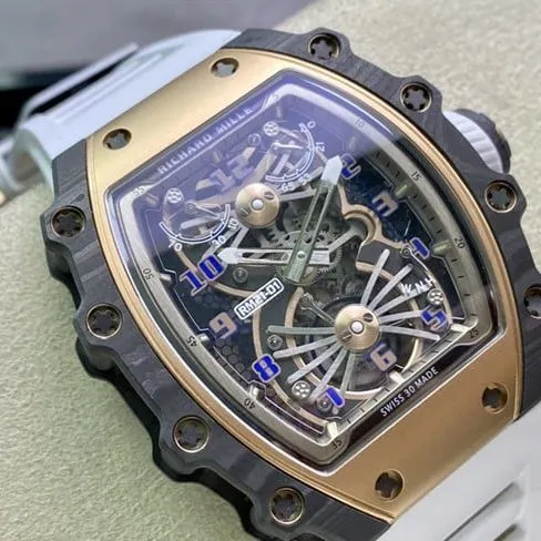 top-tier watch Richard Mille aerodynamic tourbillon watch clasp picture