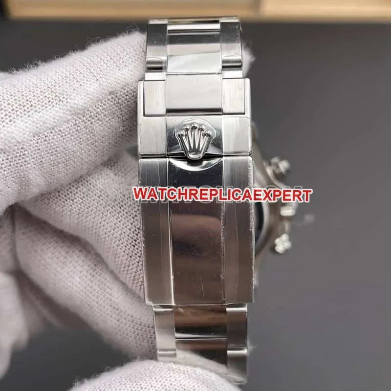 VSRolexDaytonatop-tier 1:1super clonewhite dial126500front live photo