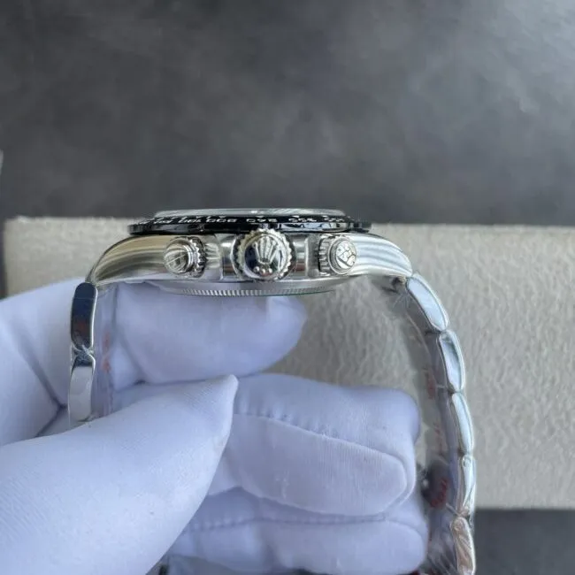 Dachang high-quality replicaC factory new Panda ceramic white steel Daytona4130movement front view