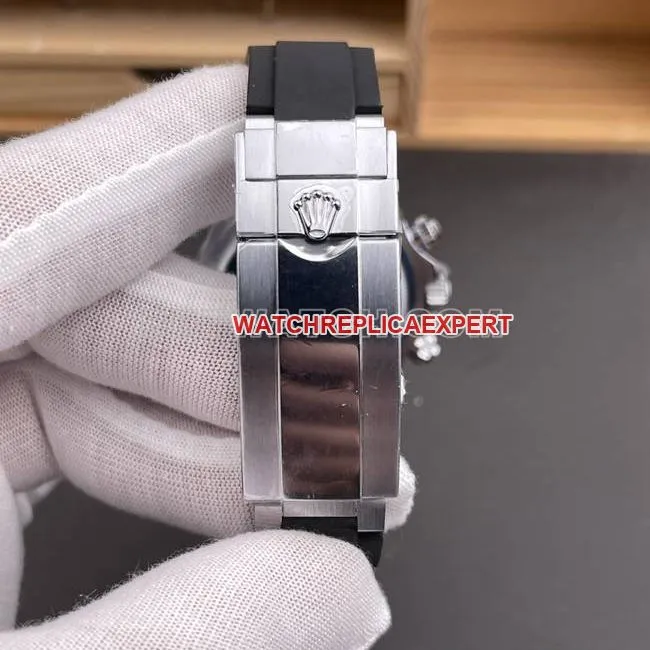 1:1replica watch QF factory DaytonaRolex silver gray plate 4131 mechanical caseback live photo