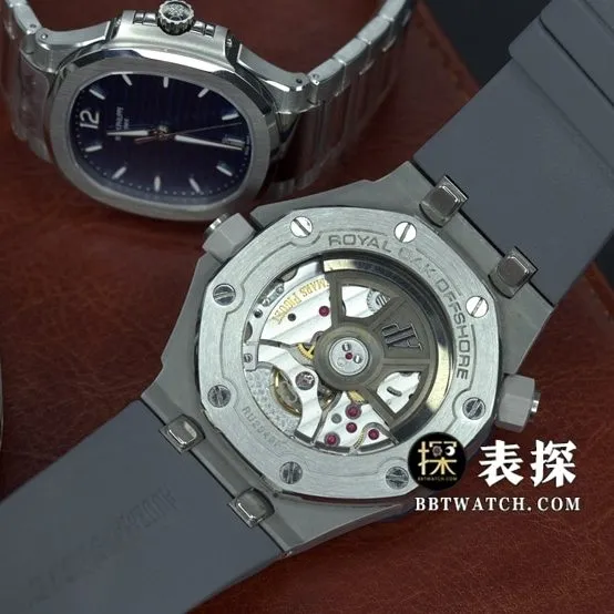 APF factory Audemars PiguetRoyal Oak offshore type 157201:1top-tier watch men's black dial rubber model pictures and prices overall live photos