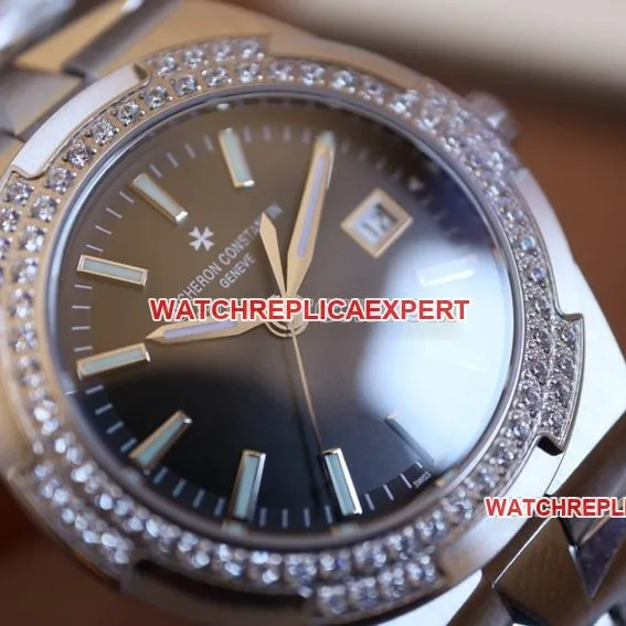 CC factory Vacheron Constantin across the world 1:1super cloneblack dial1205Vfront live photo