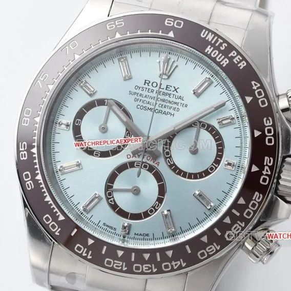 clean factory 2024 new Rolex top collectible watches Daytona ice blue di back 4131 automatic mechanical movement 72 hours
