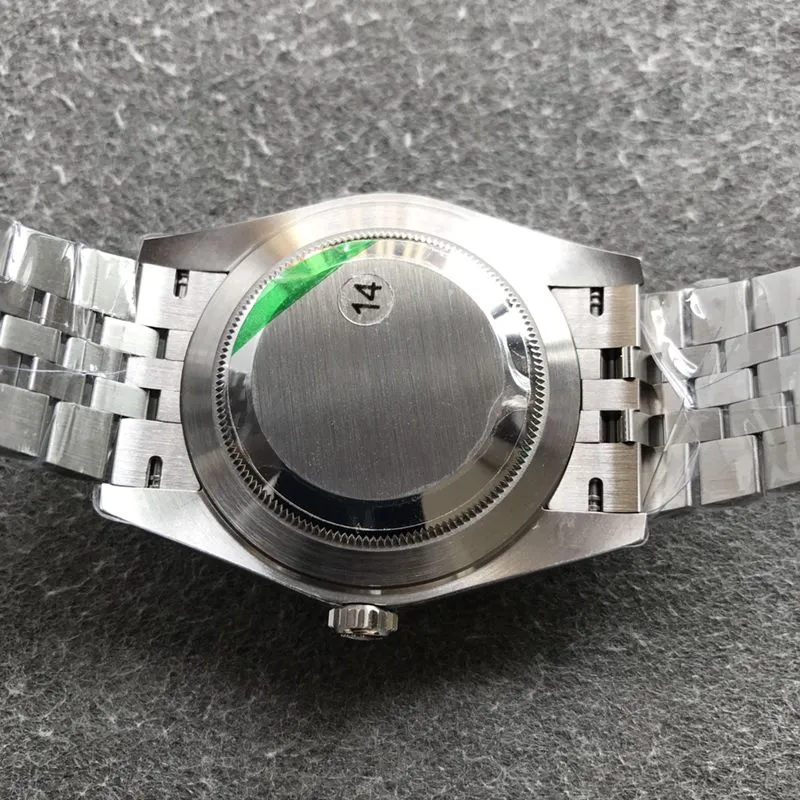 Rolextop-tier watch log blue series men's mechanical watch front view