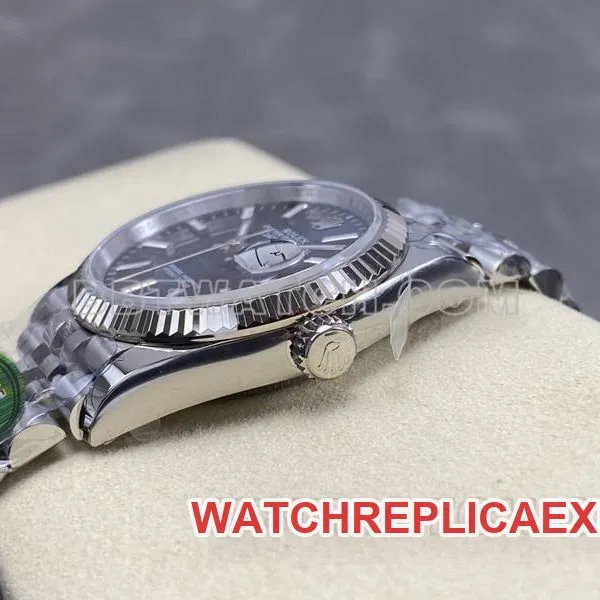 Rolex watch ARF FactoryDatejustblue dial36mmsteel bracelet front live photo