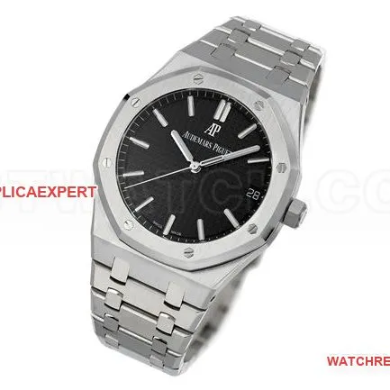 collectible watches ZF FactoryRoyal OakAudemars Piguetblack dial15500front live photo
