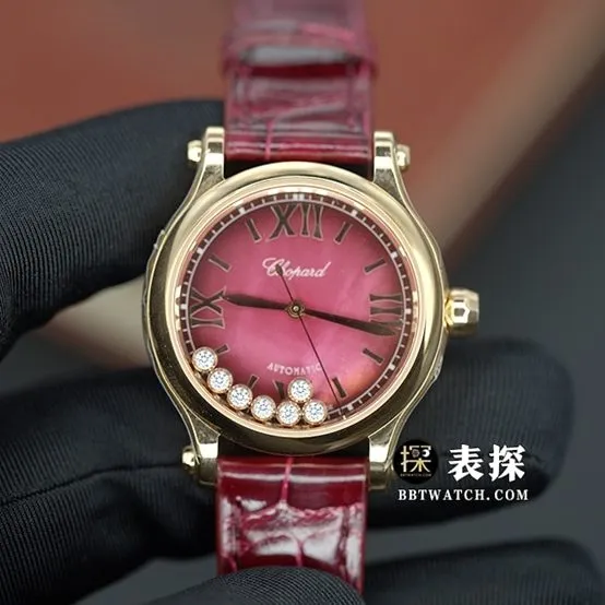 Chopard1:1replica watch,YF Happy Diamond watch,front live photo
