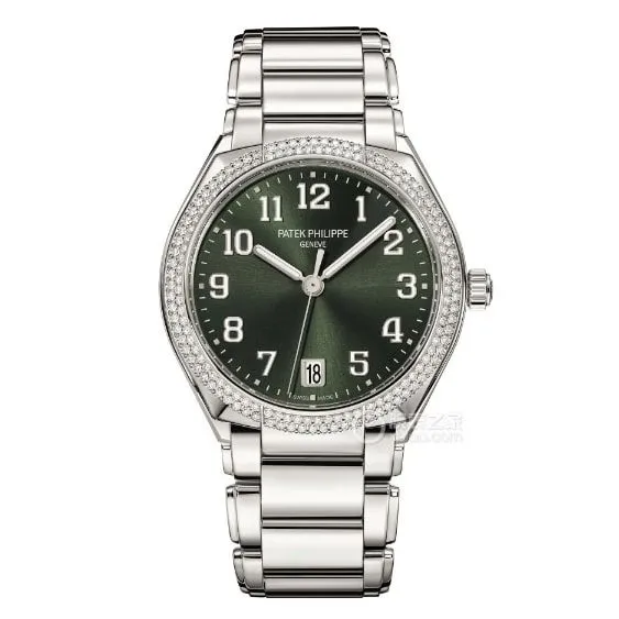 PPF FactoryPatek Philippesuper clonegreen dial7300/1200A-011front live photo