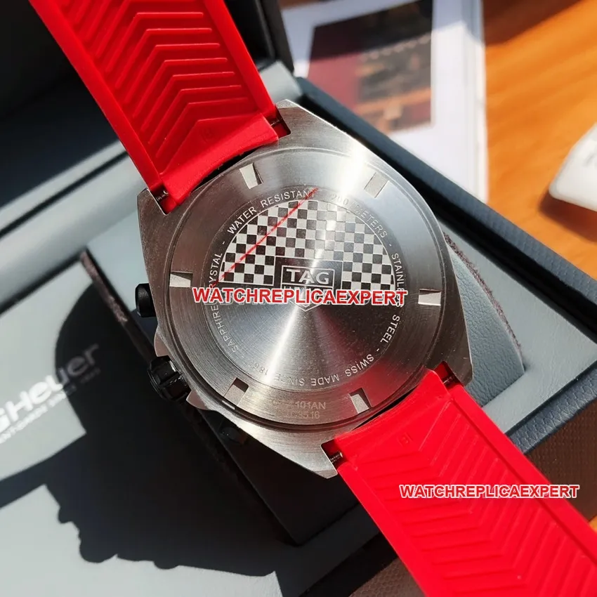 TAG Heuer F1top-tier red plate chronographCAZ101AN.FT8055front live photo