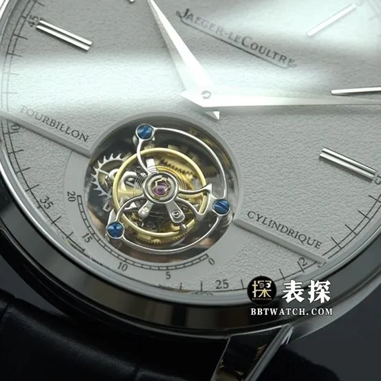 R8 Factory Master Jaeger-LeCoultre collectible watches silver gray disk tourbillon strap models 5086420