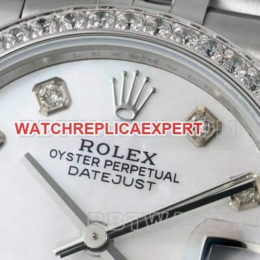 ARF FactoryRolex log top-tier 1:1high-quality diamond bezel31mm five-grid chain link278384front live photo