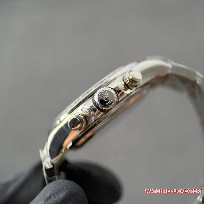 CBD factory top-tier watch RolexDaytonawhite dialsteel bracelet4131front live photo