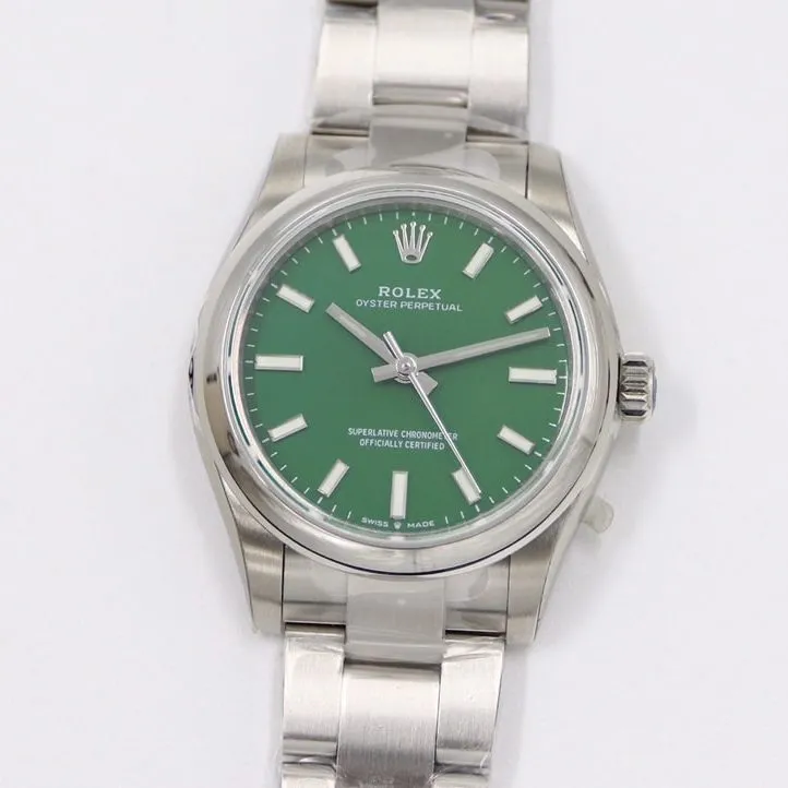 Rolextop-tier,ew Oyster Perpetual watch,front live photo