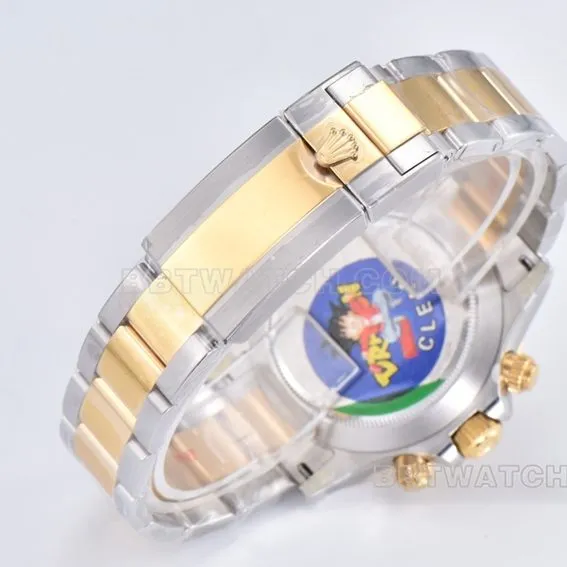 Factory C Rolex Daytonatop-tier 1:1high-quality gold panda plate 116523front live photo