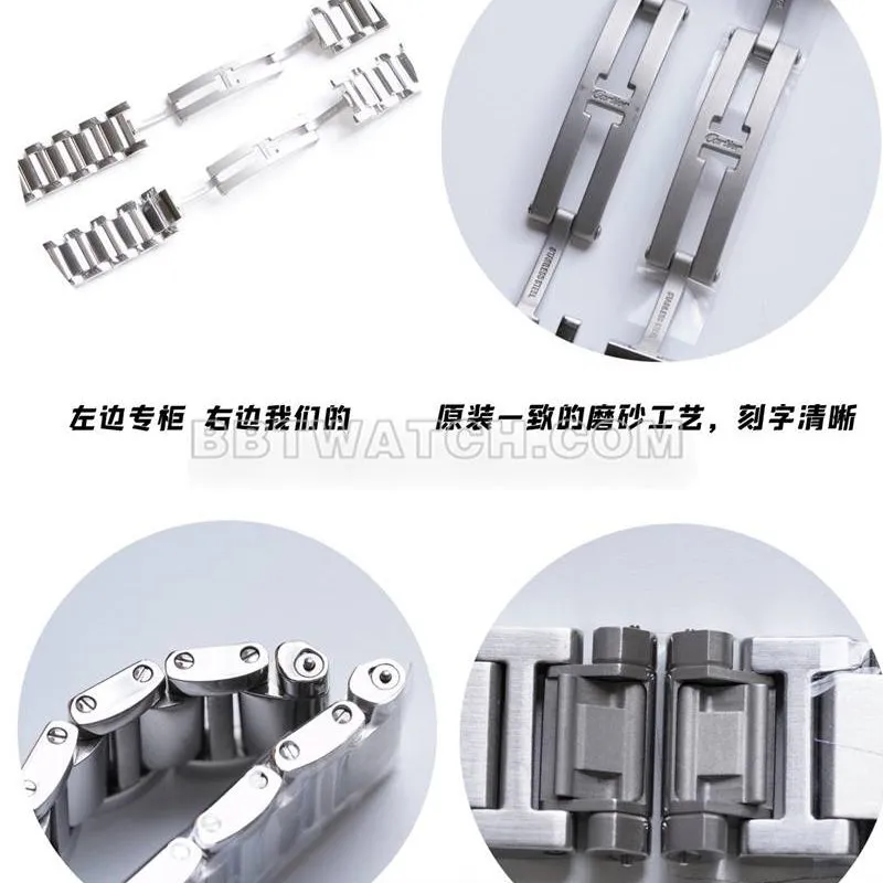 Original factory Cartiertop-tier watch tank silver white dial genuine and fake comparison review front live photo