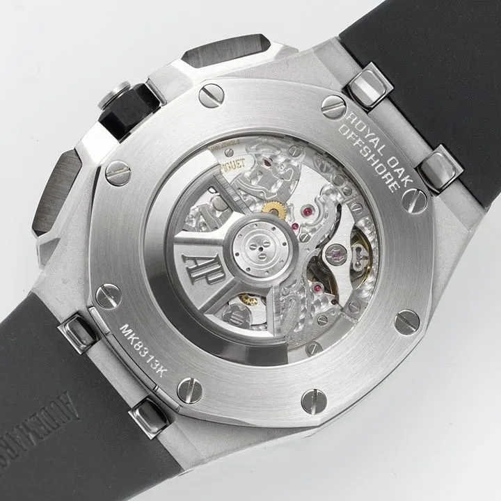 Audemars Piguet ceiling classic watch, apf offshore watch, front view