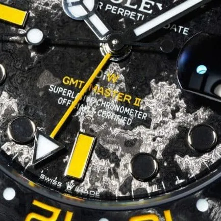 top-tiersuper cloneVS Factory new RolexGMT-Master carbon fiber case men's watch detail shots