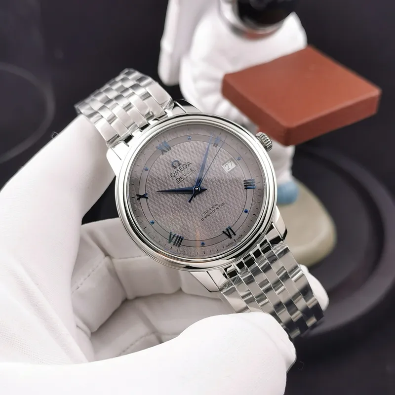 Omega De Ville Grey dial mechanical steel