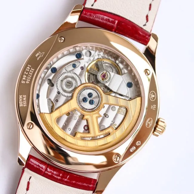 top-tier replicaGF FactoryJaeger-LeCoultre ultra-thin master series moon phase36mm stainless steelcase watch front view