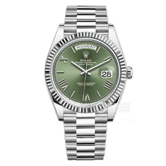 GM Factory Rolex Day-Date Ultra A Green Dial m228236-0008 Front Actual Photo