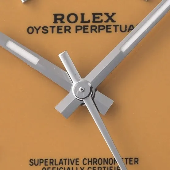 Rolex watch, Oyster Perpetual watch, front live photo