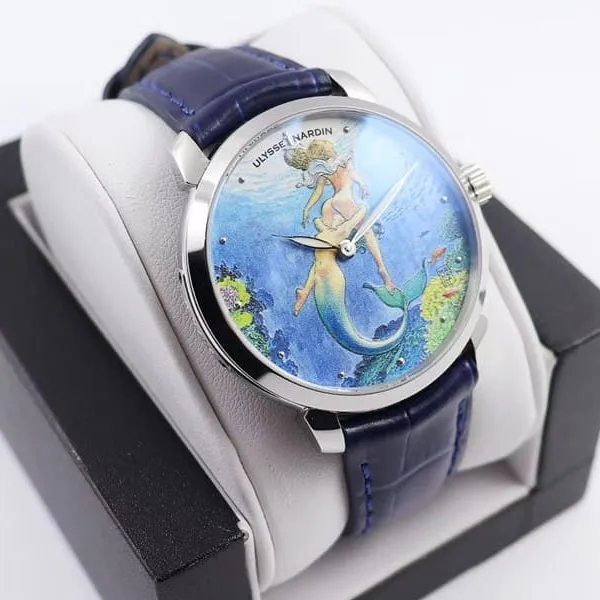 Ulysse Nardin top-tiersuper gilt classic series watch 3203-136LE-2/MANARA.06 front view