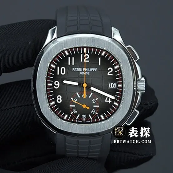 YL Factory Patek Philippe Super A Watch Men's Black Dial Rubber Strap Real Shot Photos and Price