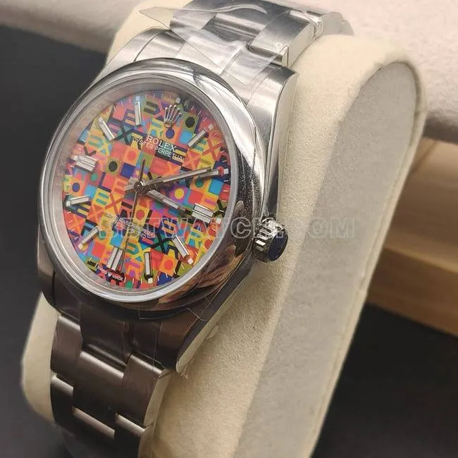 collectible watch oyster perpetual color dial 36mm 126000front live photo