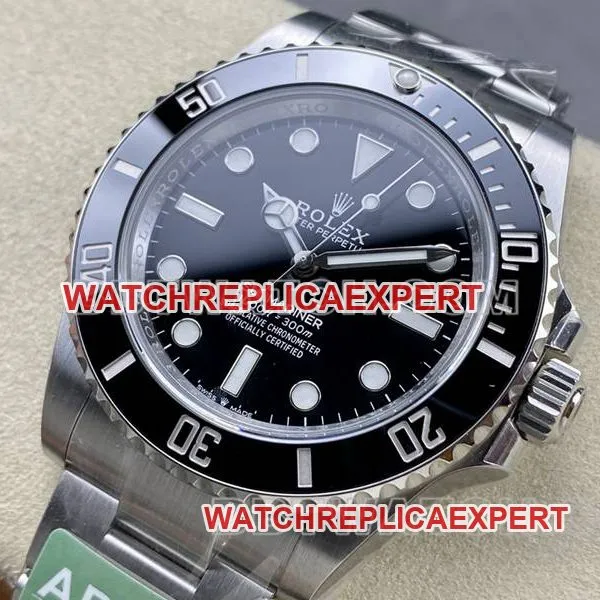 Rolex collectible watch ARF FactorySubmariner41mm no calendar Black Submariner3230movementfront live photo