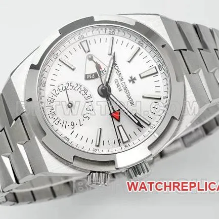 top-tier watch Vacheron ConstantinV9 Factory across the world silver dial mechanical 7920Vfront live photo
