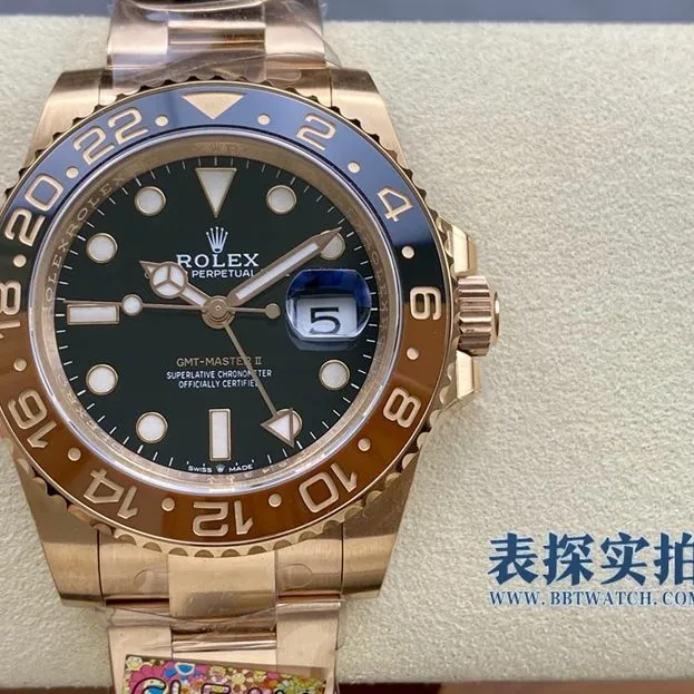 How to buy Rolex full rose GMT-Master3186movement 904 stainless steel