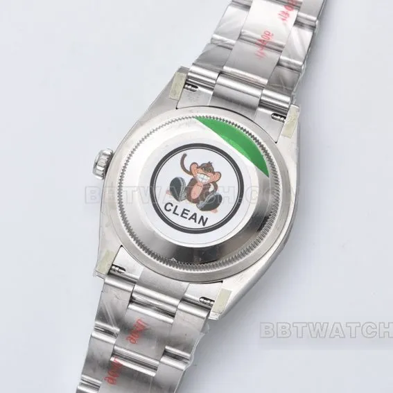 Factory C Rolex Oyster Perpetual 1:1top-tier replica36mm turquoise blue dial126000-0006front live photo