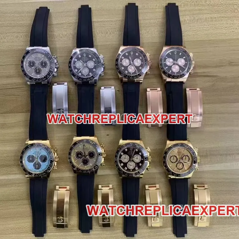 Rolex collectible watch ARF FactoryDaytona4131 rubber model weight live photos