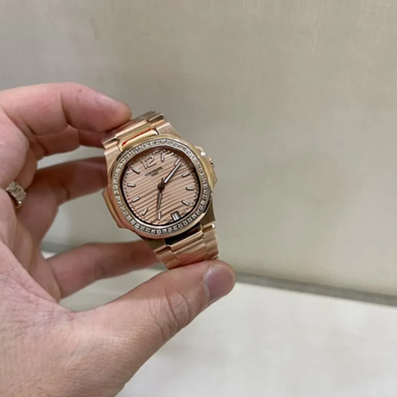 top-tier watch Patek Philippe Nautilus women's watch front view