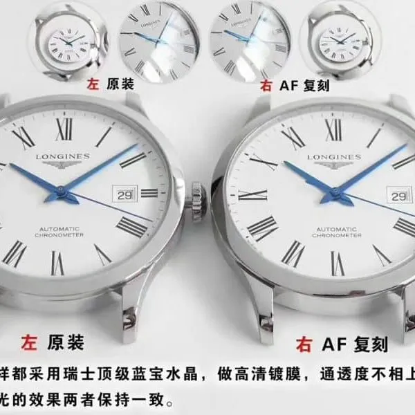 AF Longines founder L2.821.4.11.6replica watch authenticity review detail shots