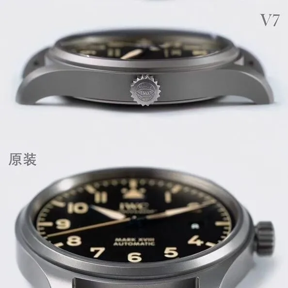 Pilot V7 factory IWC1:1replica watch IW327006 comparison genuine review front comparison chart