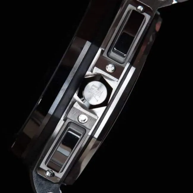 top-tier replicaAPFAudemars PiguetRoyal Oak offshore gray plate 26400 watch breaks OEM blockade technology side view