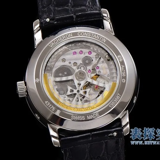 Where to buy high-quality Vacheron Constantin heritage series black dial perpetual calendar men's mechanical watch from a major manufacturer