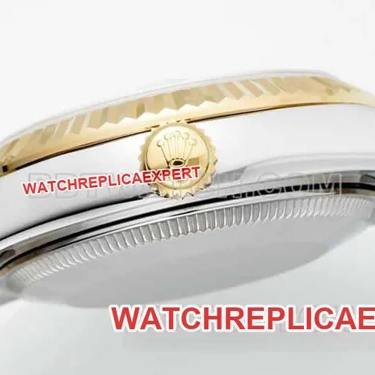 ARF FactoryRolex log 1:1super clonewhite dial31mm gold five-lattice chain link278273front live photo